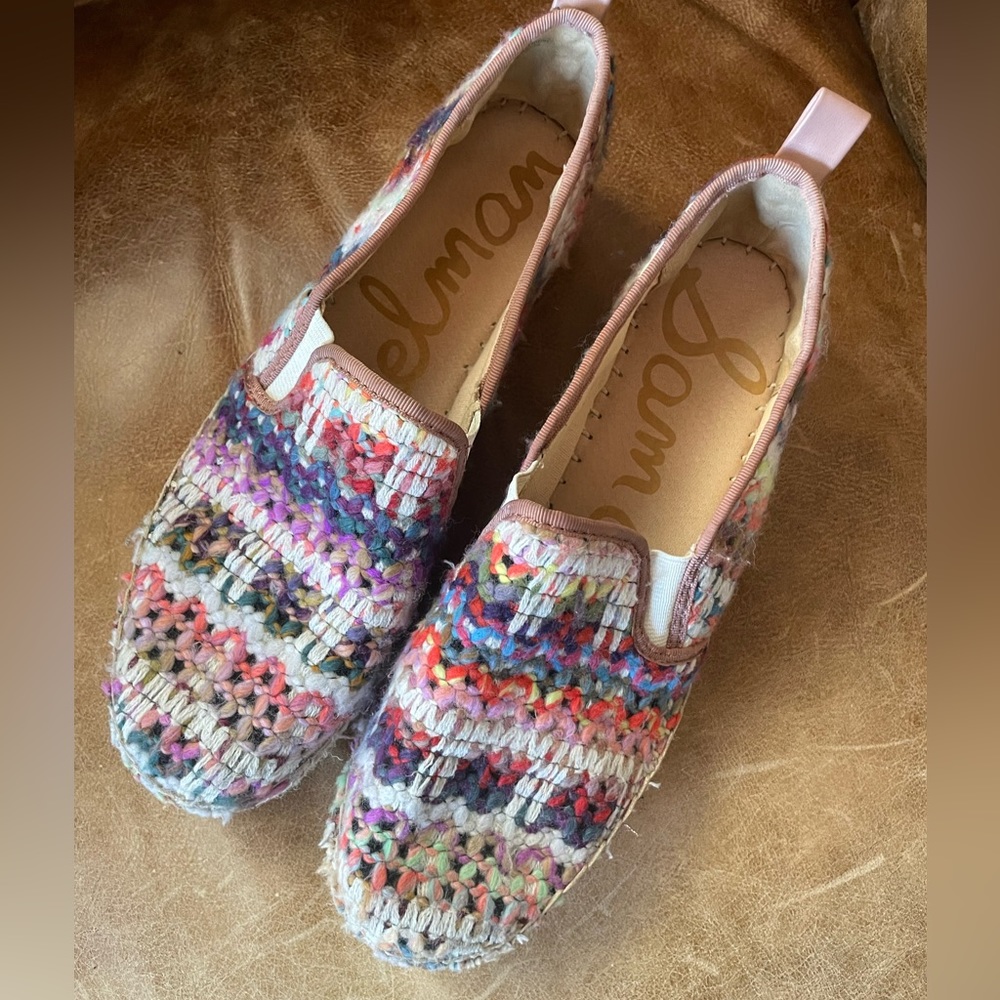 Sam Edelman Woven Platform Espadrilles